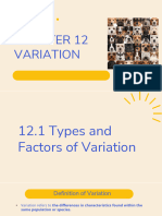 Biology Chapter 12 Variation 