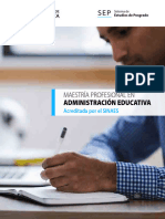 Maestria Administracion Educativa