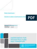 Master Specification - Part Rd-Ew-D1 - Design of Earthworks For Roads