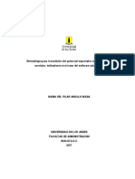 M Etodología P Ara La Medición Del Poten Cial Exportad or en Empresas de Servicios: Ind Icad Ores en El Caso Del Softw Are Colom Biano