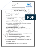 Etude de Fonction Logarithme: Bac SC Math / SC PC