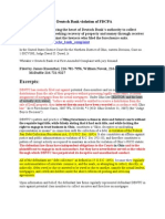 2010 08 30 Whitaker V Deutsch Bank Violation of FDCPA