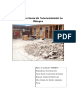 Diagnostico de Seguridad Obra Construcción Pabellón Colegio San Damián de Molokai, Valparaíso