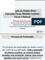 Antonio Carlos F. de Souza JR - ECT - Execução Fiscal e Medida Cautelar Fiscal