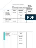 Esquema de Plan Terapeuta