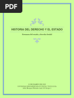 HISTORIA DEL Derecho y El Estado ABH01032022