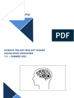 Biology Higher Paper Knowledge Organiser 2022 1