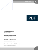 Libro Mec Matematica 7.º Grado