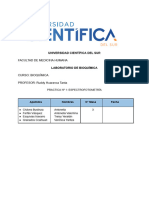 Practica #1 - Espectrofotometría