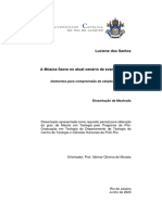 Luciene Dos Santos: Elementos para Compreensão Do Estado Da Questão