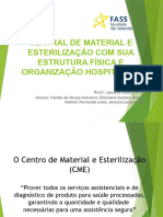 Central de Material e Esterilização Com Sua Estrutura