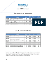 IO Course List May 2020