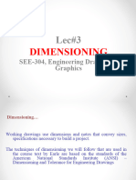 Lec 3 - SEE-304 Dimensioning (L3)