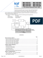 ML145151 ML145152 ML145155 ML145156 ML145157 ML145158: PLL Frequency Synthesizer Family - CMOS