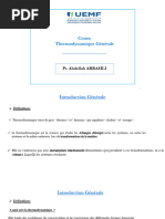 Thermo Générale Chapitre 1