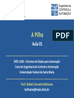 Estrutura de Dados - Aula 09 - Pilha