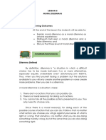 PDF Ethics Lesson 3 Moral Dilemma