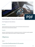 Introdução À Teoria Econômica