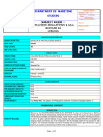 Subject Guide (ColRegs - 2023)