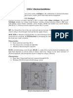 UNIT 5 (Electrical Installations) 1