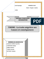 Exposé Complet Sur La Traite Négrière Ses Causes Et Conséquences.