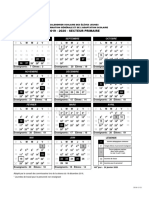 2019 - 2020 - SECTEUR PRIMAIRE: Octobre Août Septembre