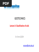 Gjeoteknike - 3-Classification of Soils