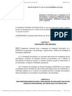 Resolução CFP 31 - 2022