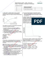 Lista 15 Citologia Bioenergetica Respiracao e Fermentacao - Annotated