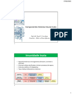 Aula 2 - Componentes Celulares e Moleculares Da Resposta Imune Inata