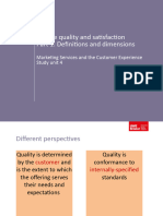 4 - Service Quality and Satisfaction, Part 1