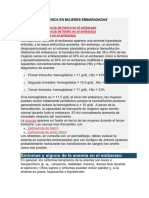 Anemia Ferropenica en Mujeres Embarazadas