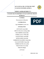 Informe de Tiempo Optimo de Molienda