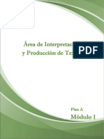 Módulo 1 - Área de Interpretación y Producción de Textos - Córdoba