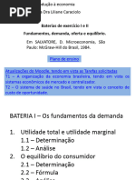 Baterias I e II - Fundamentos Demanda Oferta e Equilibrio