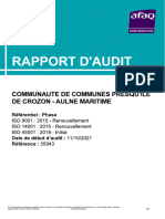 Rapport Audit 2021