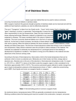 Cryogenic Treatment of Stainless Steels