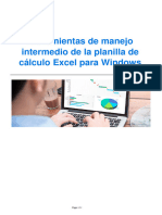 Herramientas de Manejo Intermedio de La Planilla de Clculo Excel para Windowsh1h2