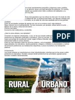 Qué Es Rural y Sus Ejemplos