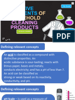 Active Ingredients Physical Science