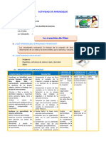 D2 A2 SESION REL. La Creación de Dios