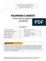 2008 Hollow Gram SL Crank Owners Manual Supplement en