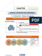 8.special Tax Rates of Companies & MAT