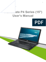 Travel Mate p4 Manual