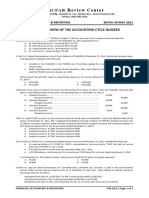 FAR 01Q Review of Accounting Cycle Quiz