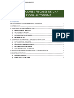 Obligaciones Fiscales de Una Persona Autónoma