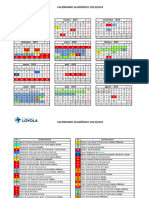 Calendario Academico Universidad Loyola 2023-24