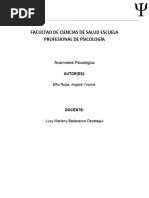 Informe de La Anamnesis