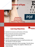 Assessment of Eye