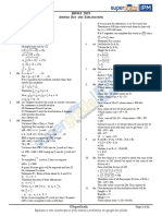 Jipmat-2023-Answer Key